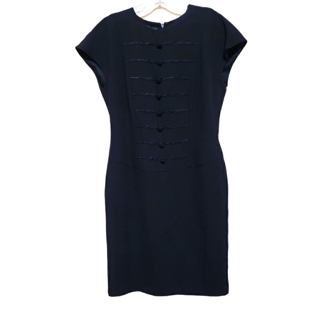 Maraianna Black Sleeveless Midi Dress Sz 6